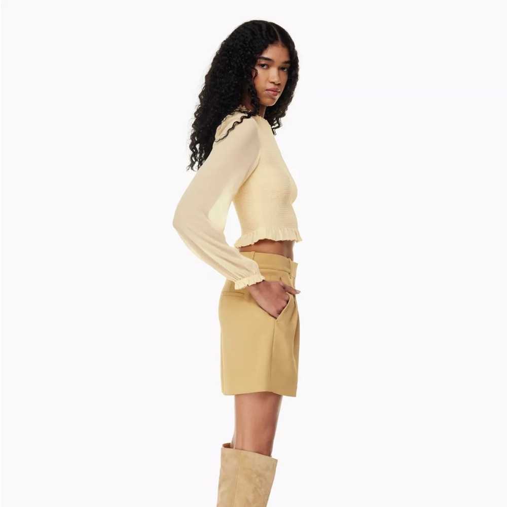 Aritzia Wilfred Crop Blouse NWT - Picture 4 of 8